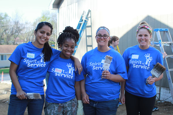 Spirit of Service day painters