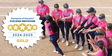 College of Saint Mary was named a 2024-2025 NAIA Champions of Character Five-Star Gold Institution.