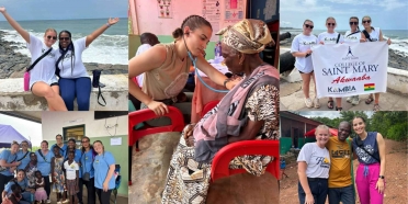 College of Saint Mary nursing students travelled to Ghana for service-learning