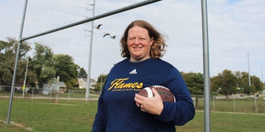 College of Saint Mary selects Nancy Javaux-Major as new flag football coach