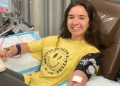 College of Saint Mary student donates blood stem cells to save a life